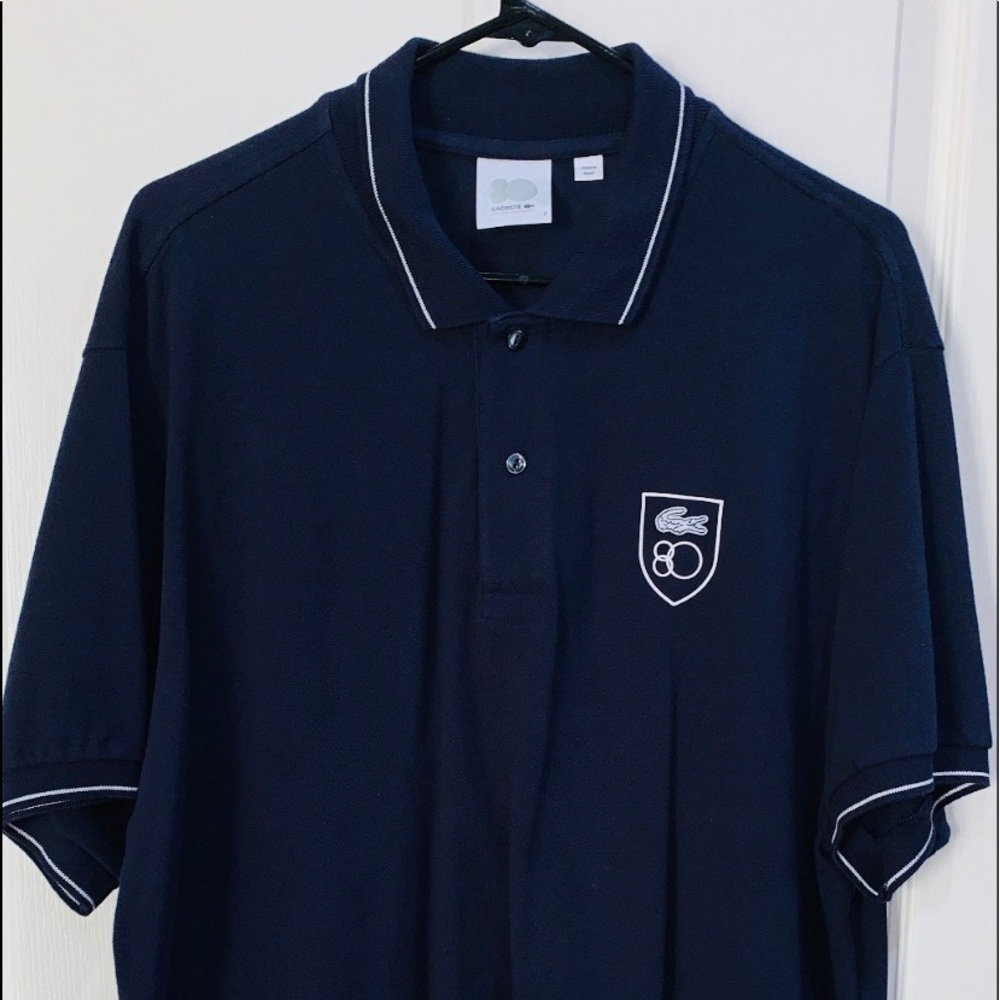 Mens Lacoste Celebrating 80 Anniversary Polo Shirt